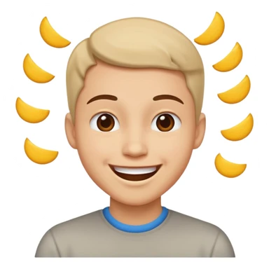 Head shaking because happy sticker