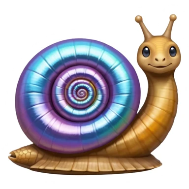 concha de caracol perlada sticker