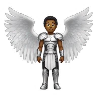 Archaengel Michael have wings and blade sticker