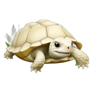 Hérisson sur tortue albinos sticker