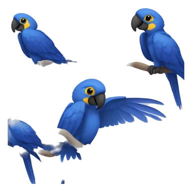 Hyacinth macaw  sticker