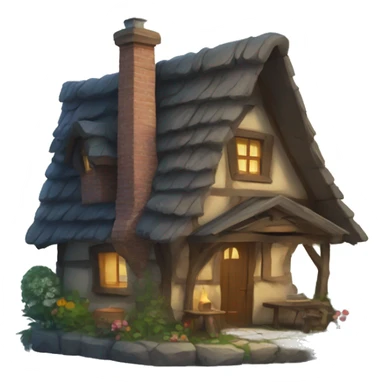 Cozy cottage Core sticker