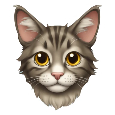 Mainecoon cat sticker
