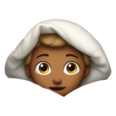 Snuggle in bed sticker