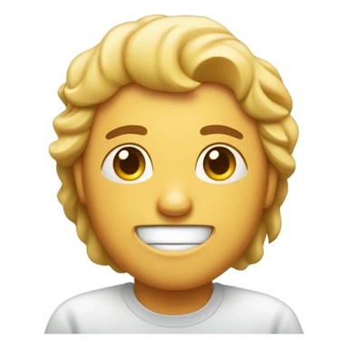 Embarrasesment and hidden emotions under joy  sticker