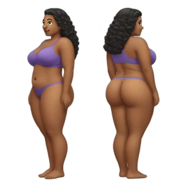 Big ass woman sticker