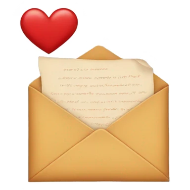 Love letter sticker