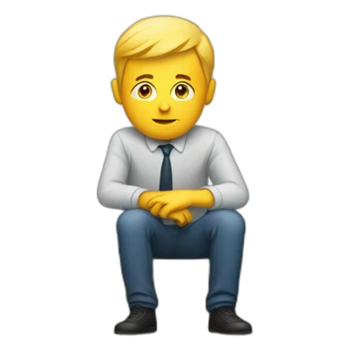 persson waiting watching clock sticker