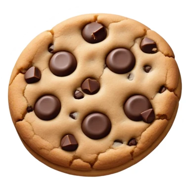 Chocolate chip cookie sticker