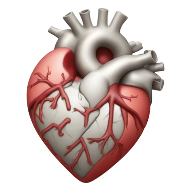 accurate anatomical Heart sticker