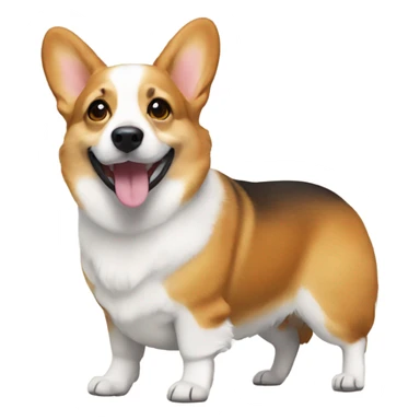 a corgi named lola sticker