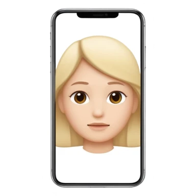 horizontal iphone under the chin sticker