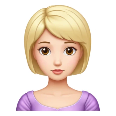 Princess haircut sticker