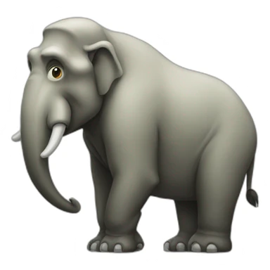 wholly mamouth sticker