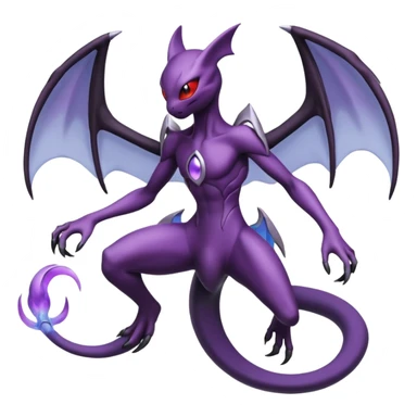 Mewtwo-Darkrai-Yveltal-Lunala-Fakémon-hybrid-creature (full body)  sticker