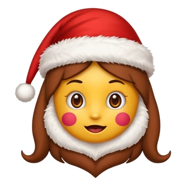 gere um emoji fofo de uma rena de natal sticker