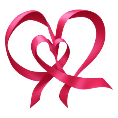 ribbon heart sticker