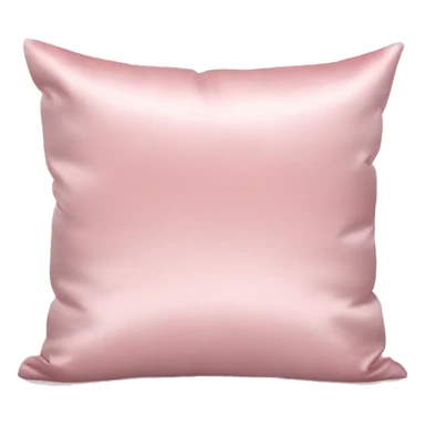 Light pink satin pillow sticker