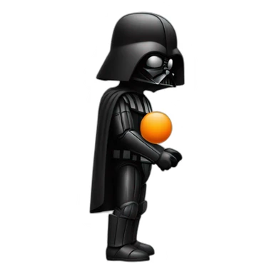 Dark Vador faisant du ping pong avec luke sticker