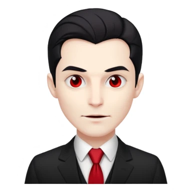 {
      "type": "human",
      "look": "elegant vampire, pale skin, black suit, red tie, calm smirk",
      "description": "an elegant vampire with pale skin wearing a black suit and red tie"
    } sticker