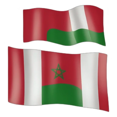 morocco flag sticker
