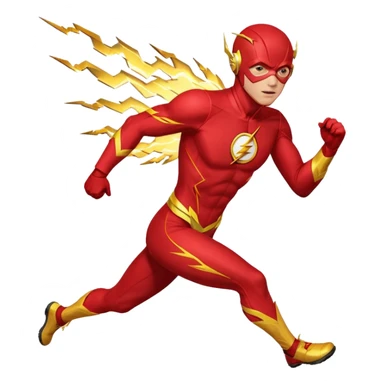 DC flash character coding very fast sticker