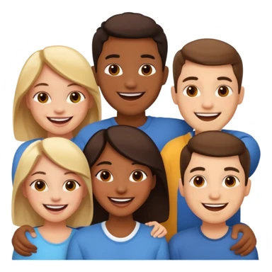 Friends talking sticker