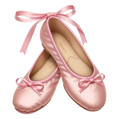 Pink ballet shoes sticker