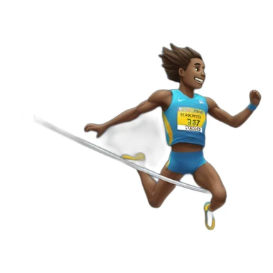 High jumper sticker