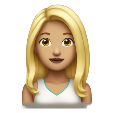 Blonde pecas sticker