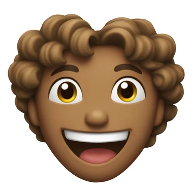 Smiling heart pumping sticker