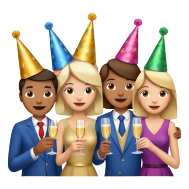 work christmas party sticker