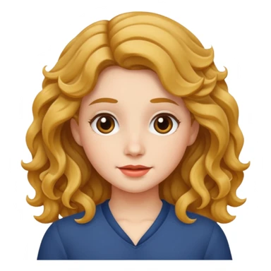 Dalgalı saç lia sticker