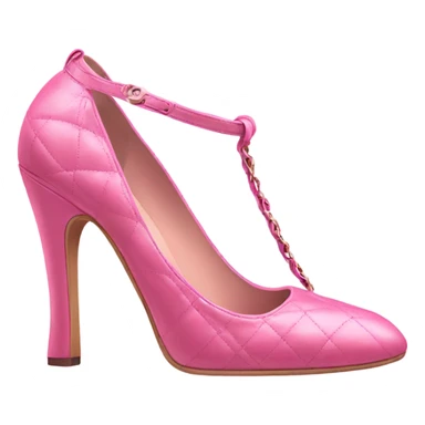 Pink Chanel heels sticker