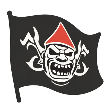 Flag of an Orc Kingdom  sticker