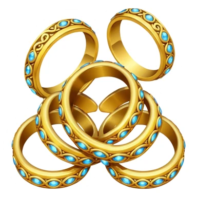 Ten rings sticker