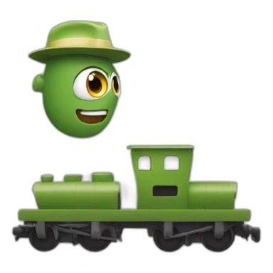 Paxton en train de faire un doigts sticker