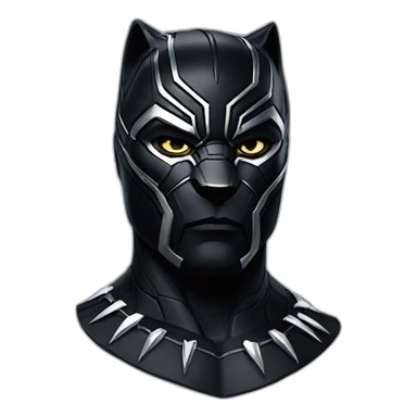 black panther marvel sticker