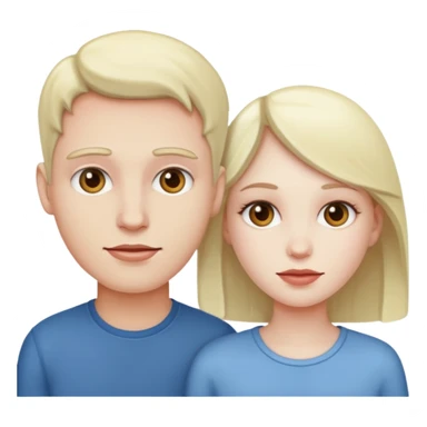 i want two person nicke eatche athore sticker