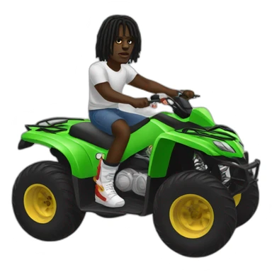 chief keef riding atv sticker