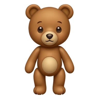 Toy bear on four legs sticker