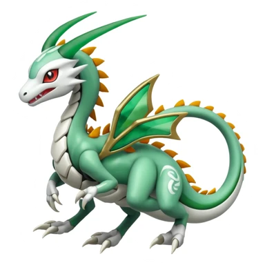 Meloetta-Rayquaza-Reshiram-Pokémon-Fakémon-creature sticker