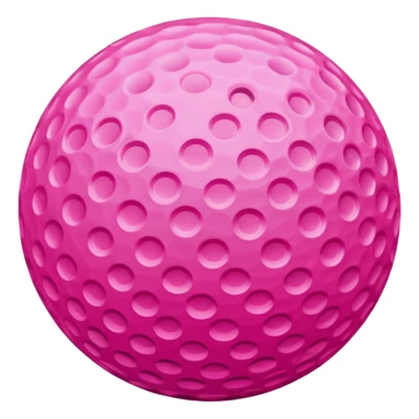 pink golf  sticker