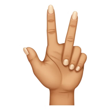 i want to create simple enoji for whatsapp the amojy of hand with the middle finger down sticker