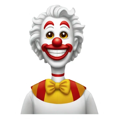 mc donald payaso sticker