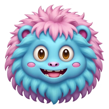 Candy Monster – a tiny pastel-colored monster.  sticker