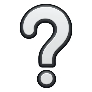 50/50 question sticker