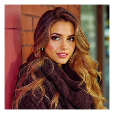 heart emoji with sparkles, professional photography style sticker