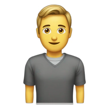 вчителька математики енергійна життєрадісна креативна в червоній блузі сині брюки sticker