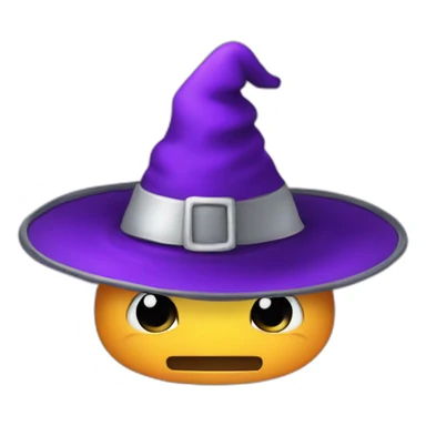 Caca avec chapeaux halloween sticker